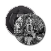 Bewaker van het bos button flesopener (Voorkant)