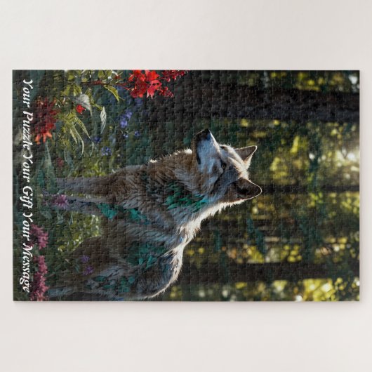 Bewaker van het bos: de geest van het wild legpuzzel (Horizontaal)