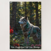 Bewaker van het bos: de geest van het wild legpuzzel (Verticaal)