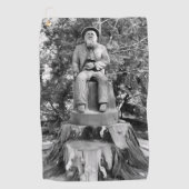 Bewaker van het bos golfhanddoek (Voorkant)