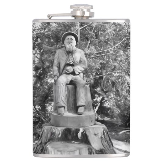 Bewaker van het bos heupfles (Voorkant)