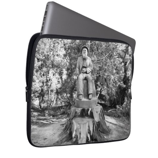 Bewaker van het bos laptop sleeve (Voorkant Rechts)