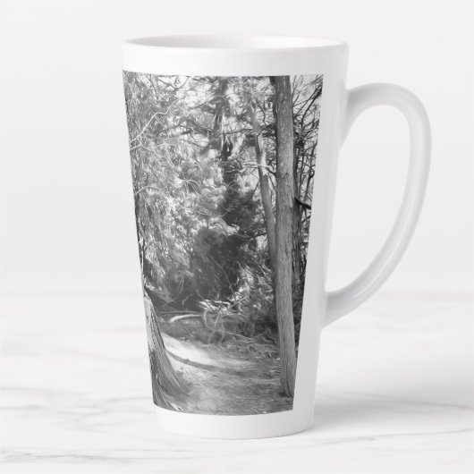 Bewaker van het bos latte mok (Rechts)