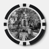 Bewaker van het bos poker chips (Voorkant)