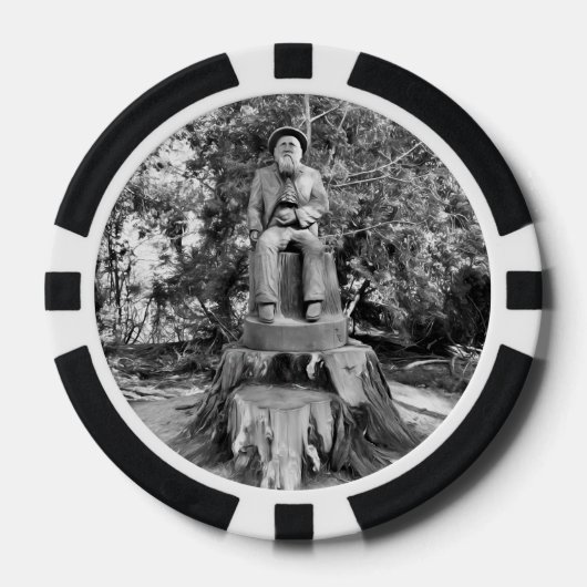 Bewaker van het bos poker chips (Voorkant)