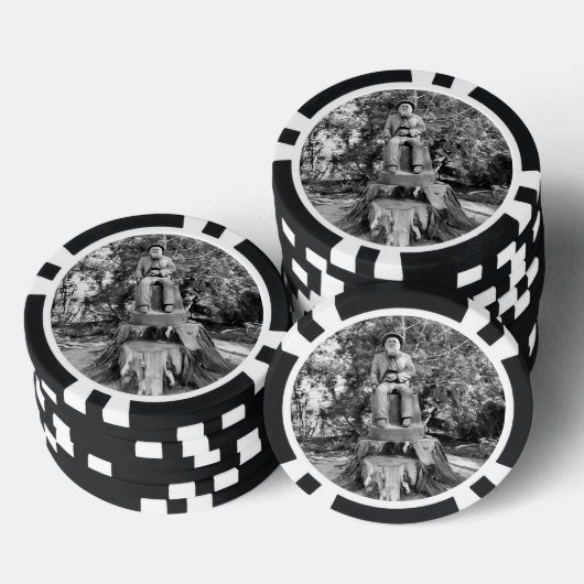 Bewaker van het bos poker chips (Opstapeling)