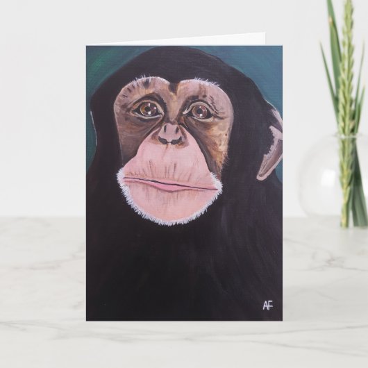 Bewaker van het bos Schilderij van Alfred Fox Kaart (Voorkant)
