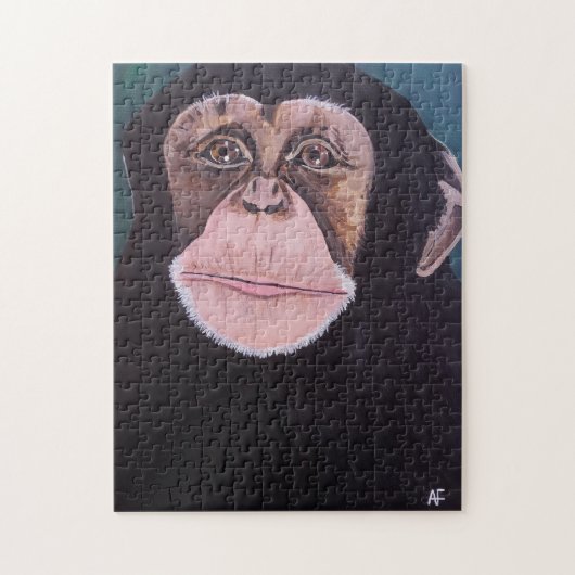 Bewaker van het bos Schilderij van Alfred Fox Legpuzzel (Verticaal)