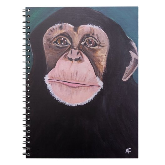 Bewaker van het bos Schilderij van Alfred Fox Notitieboek (Voorkant)