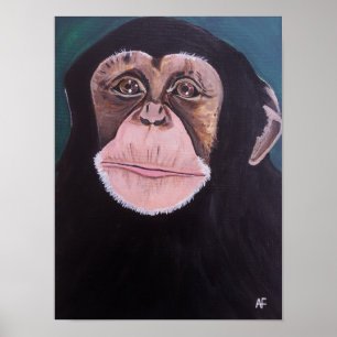 Bewaker van het bos Schilderij van Alfred Fox Poster