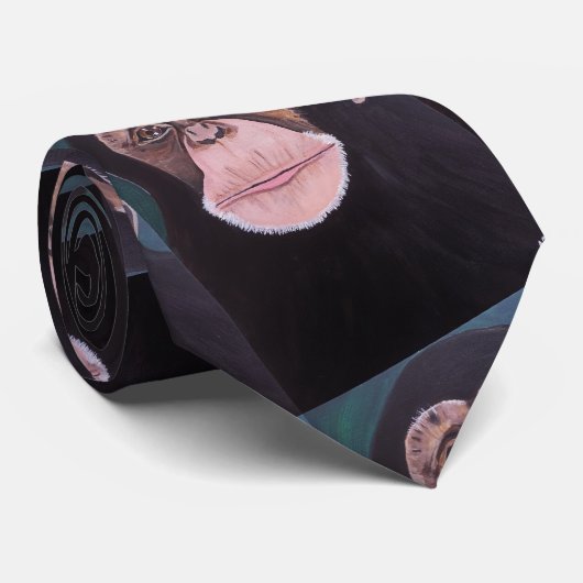 Bewaker van het bos Schilderij van Alfred Fox Stropdas (Opgerold)