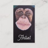 Bewaker van het bos Schilderij van Alfred Fox Visitekaartje (Voorkant)