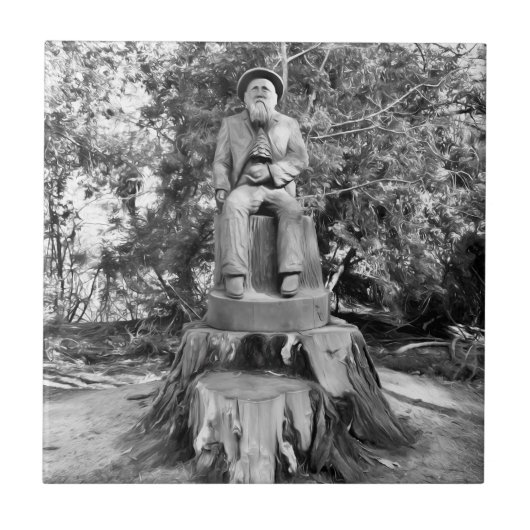 Bewaker van het bos tegeltje (Voorkant)