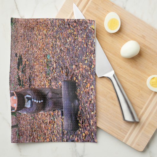 Bewaker van het bos theedoek (Quarter Fold)