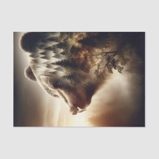 Bewaker van het Decoupage Paper van het Forest Bee Tissuepapier (Voorkant)