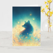 Bewaker van het Midnight Forest Kaart (Gele Bloem)