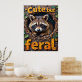 Bewaker van het Nest: Raccoon's Perch Poster (Keuken)