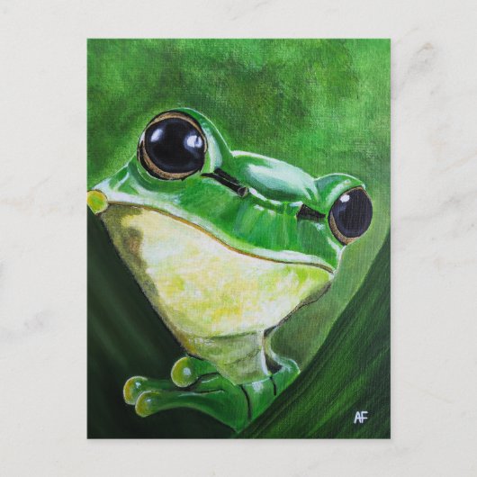 Bewaker van het water Schilderij van Alfred Fox Briefkaart (Voorkant)