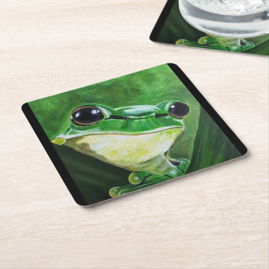 Bewaker van het Water Schilderij van Alfred Fox Kartonnen Onderzetters (Schuin)