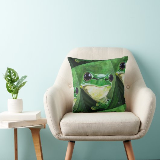 Bewaker van het Water Schilderij van Alfred Fox Kussen (Stoel)