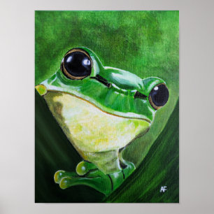 Bewaker van het Water Schilderij van Alfred Fox Poster