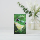 Bewaker van het Water Schilderij van Alfred Fox Visitekaartje (Staand voorkant)