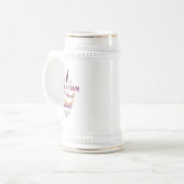 Bewaker van mijn hart: pap Stein - 22 oz Bierpul (Voorkant links)
