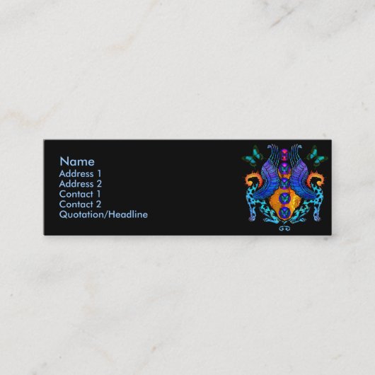 Bewakers op Dawn Profile Cards Mini Visitekaartje (Voorkant)