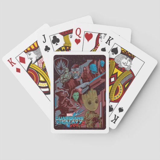 Bewakers van de Galaxy Vol. 2 | Zorgverleners Pokerkaarten (Achterkant)
