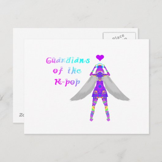 Bewakers van de K-pop Briefkaart (Voorkant / Achterkant)