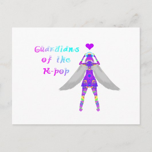 Bewakers van de K-pop Briefkaart (Voorkant)