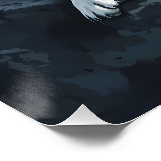 Bewakers van de Peaks - Wolf Poster (Hoek)