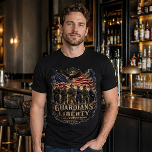Bewakers van de Vrijheid Amerika 250 Militaire Tri T-shirt