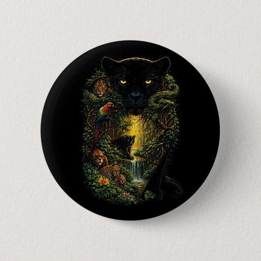 Bewakers van de Wildernis Ronde Button 5,7 Cm (Voorkant)