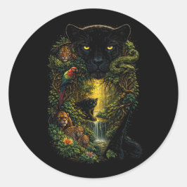 Bewakers van de Wildernis Ronde Sticker
