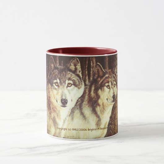 Bewakers van het bos mok (Midden)