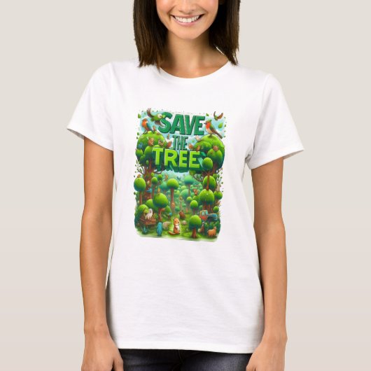 Bewakers van het bos t-shirt (Voorkant)
