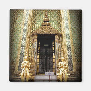 Bewakers van het Golden Palace Thail Photo Magnet