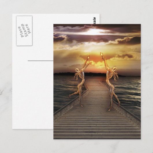 Bewakers van het licht briefkaart (Voorkant / Achterkant)