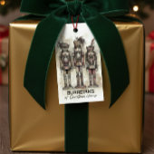 Bewakers van Kerstmis Nutcracker Cadeaubijschrift Cadeaulabel