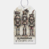 Bewakers van Kerstmis Nutcracker Cadeaubijschrift Cadeaulabel (Voorkant)