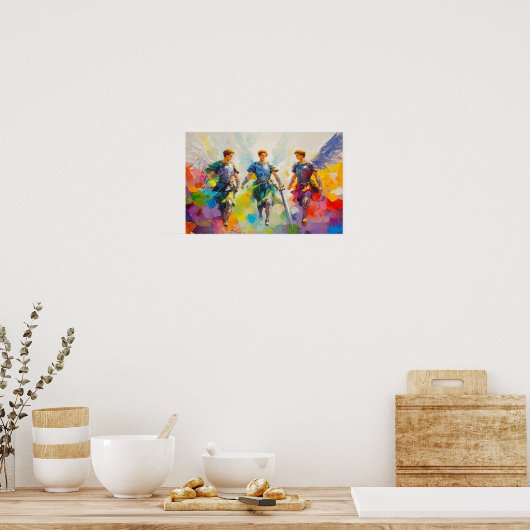 Bewakers van licht poster (Keuken)