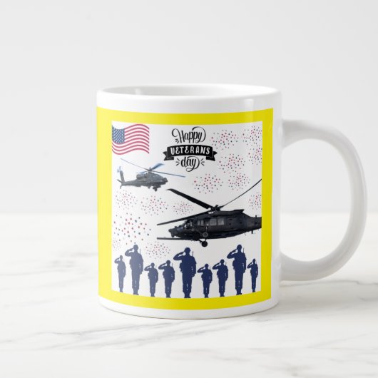 Bewakers van vrijheid geel grote koffiekop (Rechts)