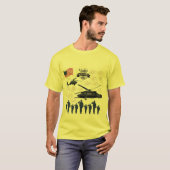 Bewakers van vrijheid geel t-shirt (Voorkant volledig)