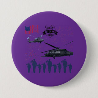 Bewakers van vrijheid paars ronde button 7,6 cm