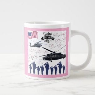 Bewakers van vrijheid roze grote koffiekop