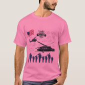 Bewakers van vrijheid roze t-shirt (Voorkant)