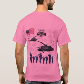 Bewakers van vrijheid roze t-shirt (Achterkant)