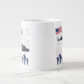 Bewakers van vrijheid wit grote koffiekop (Voorkant)