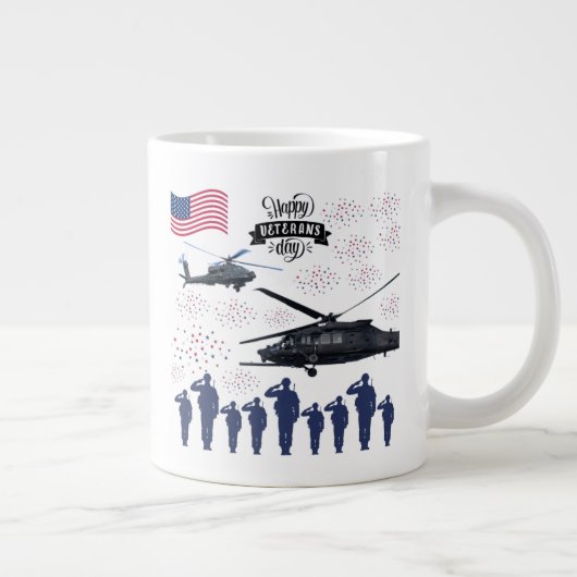 Bewakers van vrijheid wit grote koffiekop (Rechts)